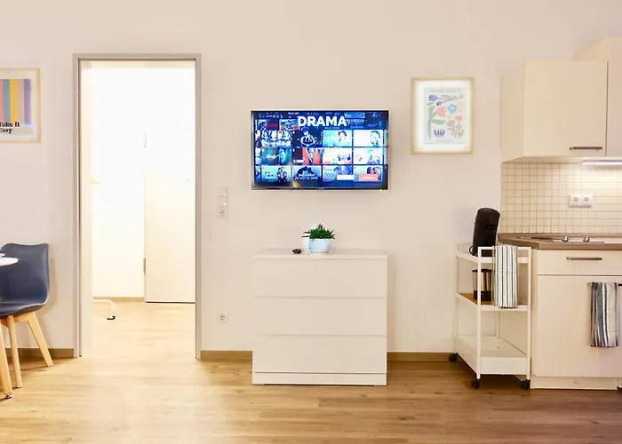 Apartamento 2 Stylische Separate Mit Zwei Privaten Stellplaetzen Fuer Bis Zu 8 Personen Und Stadtnah